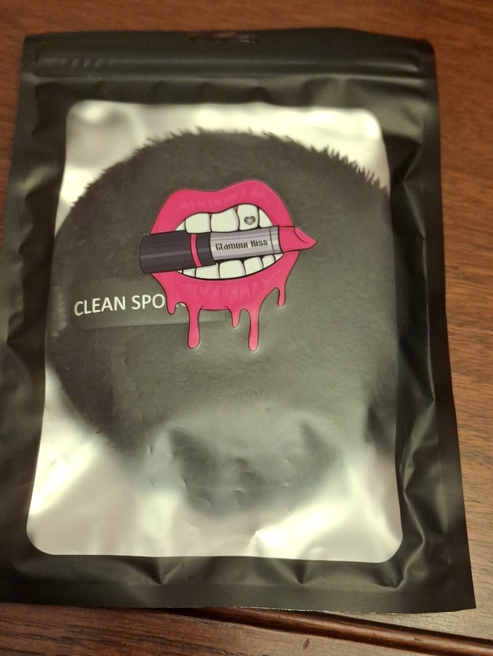 Clean Spot Makeup Remover Puff - Black - New